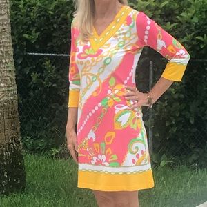 Barbara Gerwit v-neck dress size small